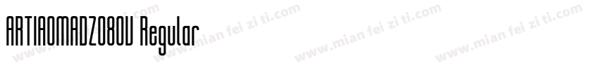 ARTIAOMADZ080V Regular字体转换